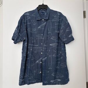 Jack O’Neill Men's Navy Surf Button Down Shirt